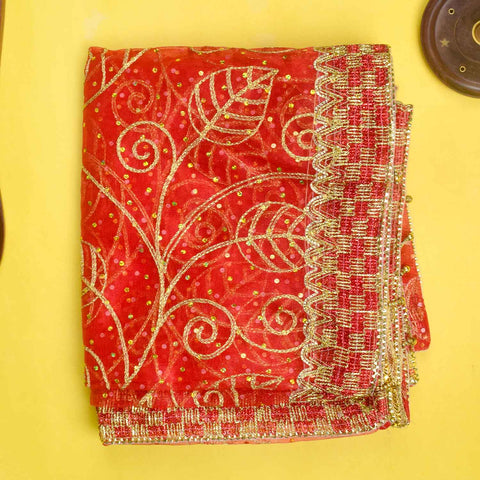 Handcrafted Hindu Prayer Scarf – USA Edition