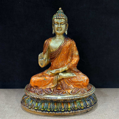 Handcrafted Brass Buddha Statue for Spiritual Home Enhancement – A Beautifully Crafted Brass Buddha Idol, Symbolizing Peace, Meditation, and Spiritual Tranquility. Ideal for Your Home, Meditation Spaces, and Spiritual Decor. India’s Largest Pooja Accessories Brand – www.satvikworld.com