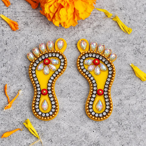 Laxmi Footprint Diwali Stickers | India’s Largest Pooja Accessories Brand – www.satvikworld.com