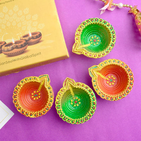 Light Unique Clay Diyas | India’s Largest Pooja Accessories Brand – www.satvikworld.com