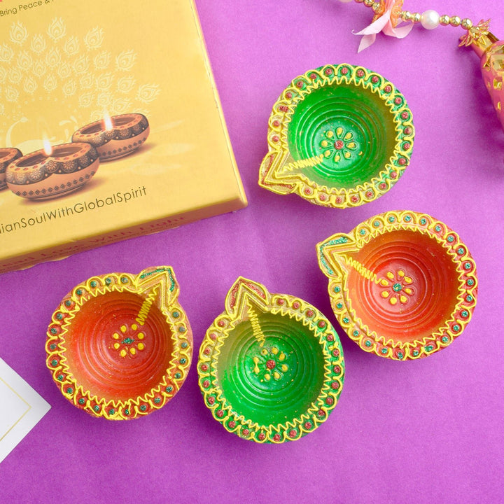 Light Unique Clay Diyas | India’s Largest Pooja Accessories Brand – www.satvikworld.com