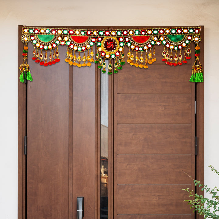 Mirror Work Toran | India’s Largest Pooja Accessories Brand – www.satvikworld.com
