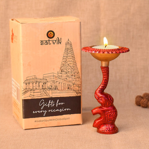 Multicolor Elephant Diya | India’s Largest Pooja Accessories Brand – www.satvikworld.com

