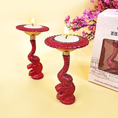Multicolor Elephant Diya | India’s Largest Pooja Accessories Brand – www.satvikworld.com
