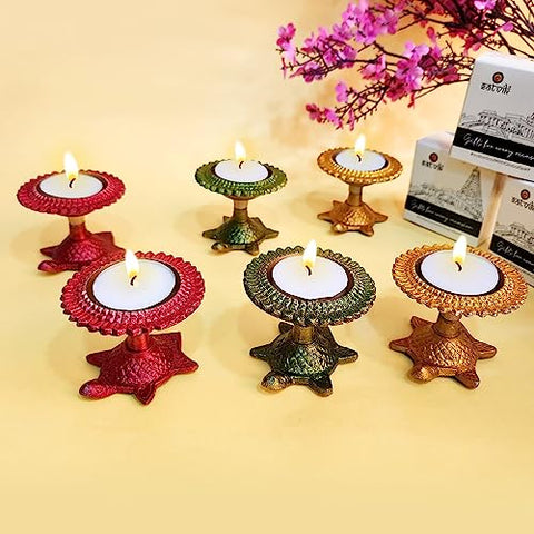 Multicolor Turtle Diya | India’s Largest Pooja Accessories Brand – www.satvikworld.com
