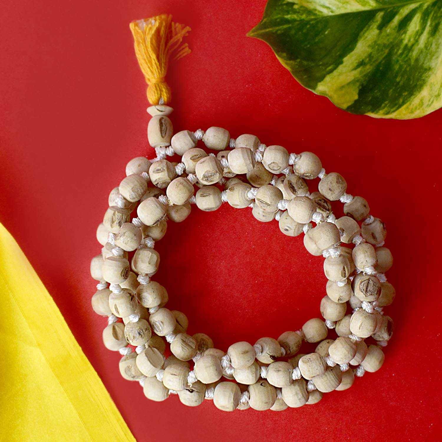 100% Original Tulsi Jap Mala (9-10mm) – Authentic and sacred Tulsi mala with 108+1 beads, ideal for japa, prayer, and spiritual practices. Enhances focus, purity, and divine energy during meditation. India’s Largest Pooja Accessories Brand – www.satvikworld.com