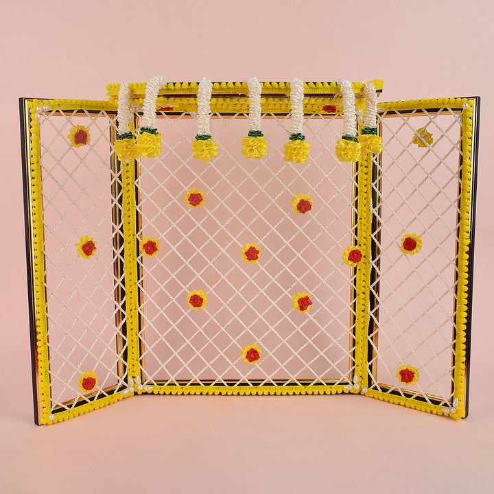 Phool Bangla (Yellow) - Large | India’s Largest Pooja Accessories Brand – www.satvikworld.com