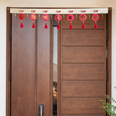  Pink Resin Toran  | India’s Largest Pooja Accessories Brand – www.satvikworld.com
