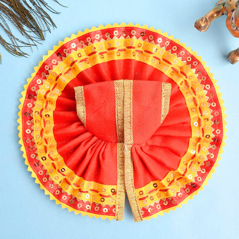 Radiant Yellow-Red Laddu Gopal Dress India’s Largest Pooja Accessories Brand – www.satvikworld.com
