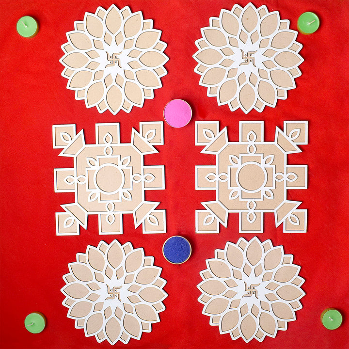 Rangoli Stencils | India’s Largest Pooja Accessories Brand – www.satvikworld.com