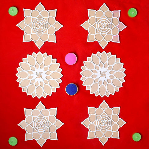 Rangoli Stencils | India’s Largest Pooja Accessories Brand – www.satvikworld.com