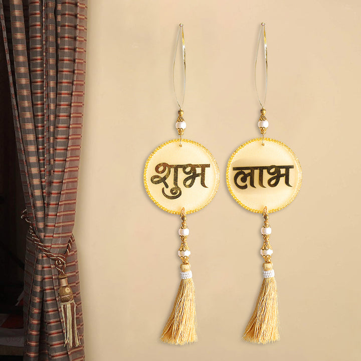 Resin Shubh Labh With Tassels | India’s Largest Pooja Accessories Brand – www.satvikworld.com
