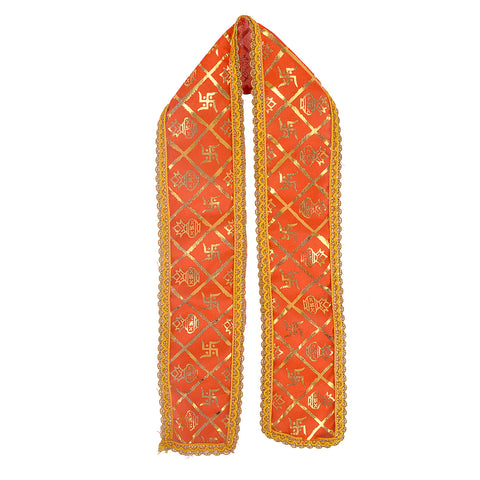 Royal Orange Patka/Duppata | India’s Largest Pooja Accessories Brand – www.satvikworld.com