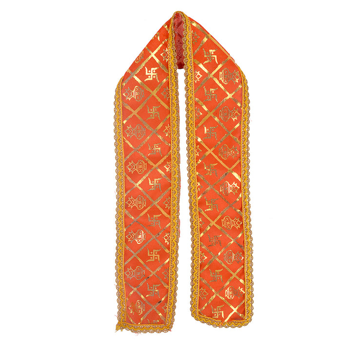 Royal Orange Patka/Duppata | India’s Largest Pooja Accessories Brand – www.satvikworld.com