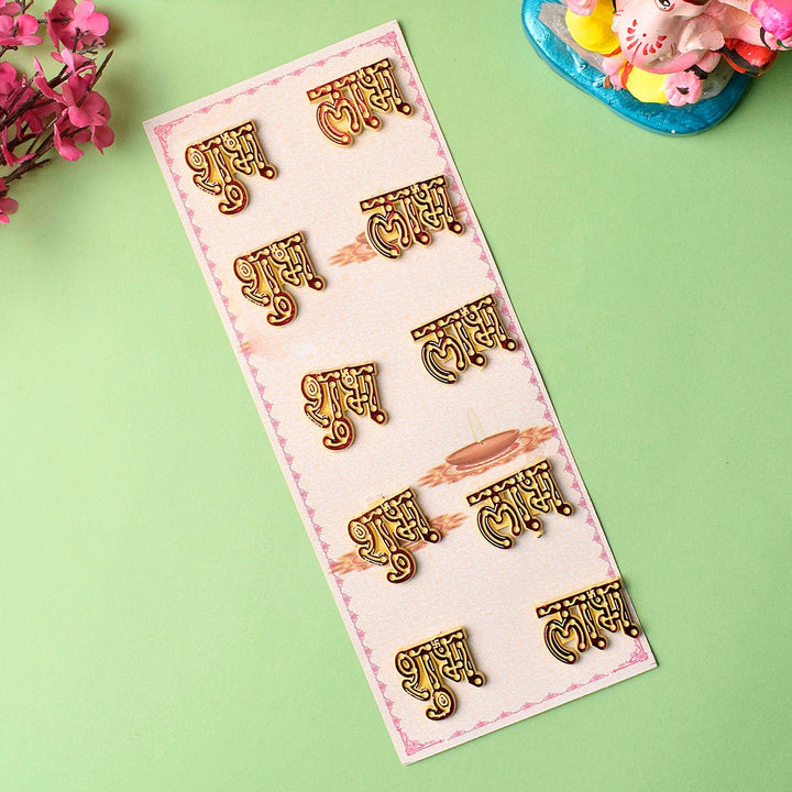 Shubh Labh Sticker | India’s Largest Pooja Accessories Brand – www.satvikworld.com

