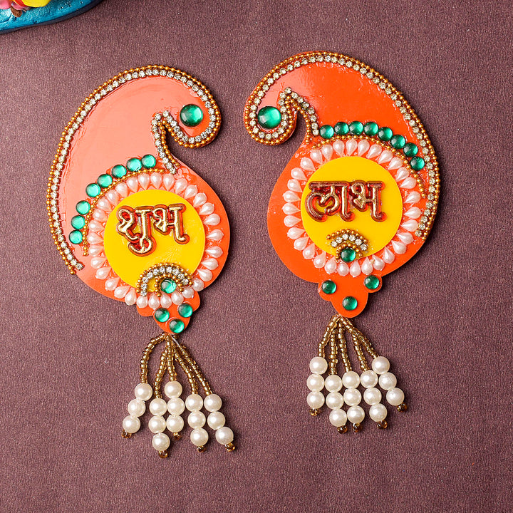 Shubh Labh Wall Art Decals | India’s Largest Pooja Accessories Brand – www.satvikworld.com
