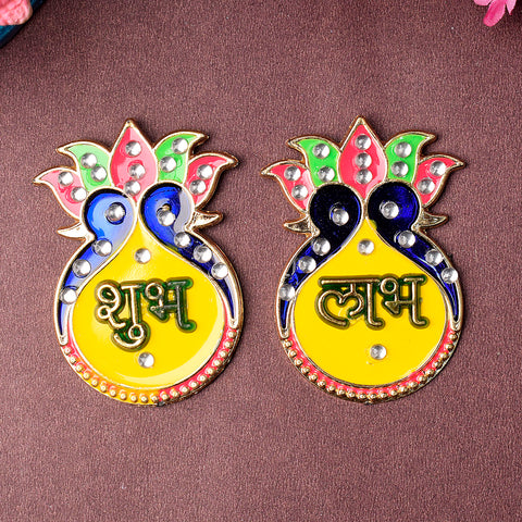 Shubh Labh Wall Sticker | India’s Largest Pooja Accessories Brand – www.satvikworld.com
