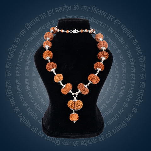 Siddha Mala with 1 Mukhi Underdeveloped Nepal collector grade full Rudraksha mala. India’s Premium Rudraksha Jap Mala Brand - www.satvikworld.com