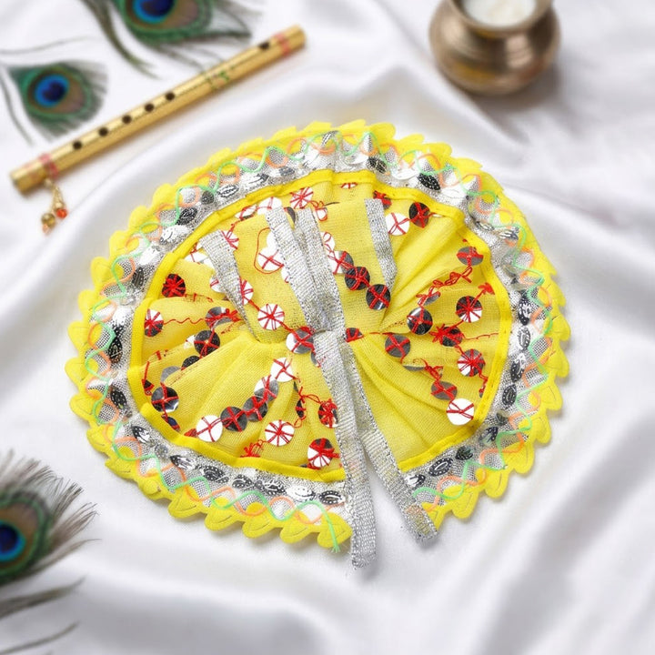  Silver Lace Laddu Gopal Dress | India’s Largest Pooja Accessories Brand – www.satvikworld.com