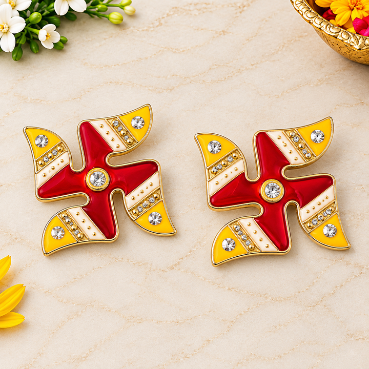 Sparkle Swastik Vibrant Stickers | India’s Largest Pooja Accessories Brand – www.satvikworld.com
