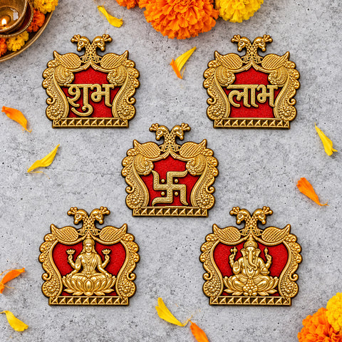 Sticker Set of 5 | India’s Largest Pooja Accessories Brand – www.satvikworld.com