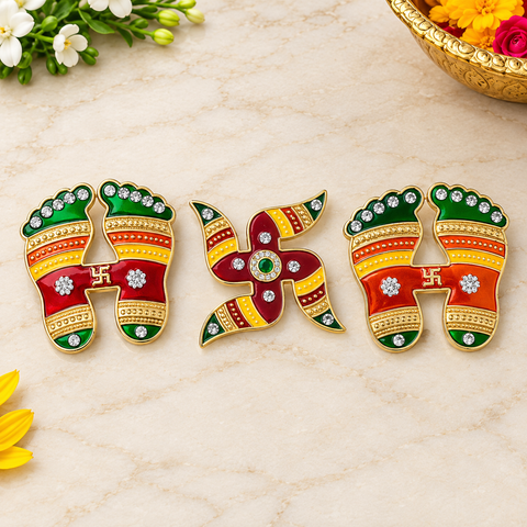 Swastik and Charan Paduka | India’s Largest Pooja Accessories Brand – www.satvikworld.com
