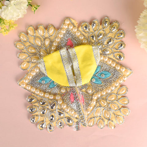 Bright multicolor peacock design dresses for Laddu Gopal in various sizes. India’s Largest Pooja Accessories Brand – www.satvikworld.com