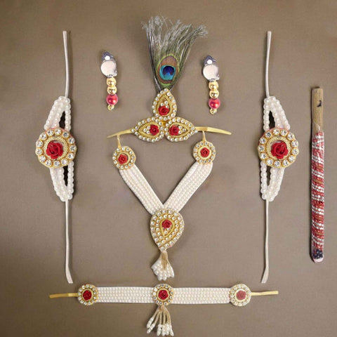 Premium Fancy Shringhar Set for Laddu Gopal – Royal Adornment Collection – India’s Largest Pooja Accessories Brand – www.satvikworld.com