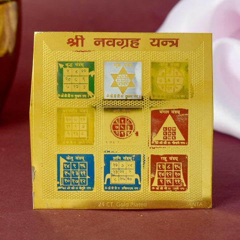 Shri Navgrah Yantra – balance all planetary energies for peace and protection – India’s Largest Pooja Accessories Brand – www.satvikworld.com