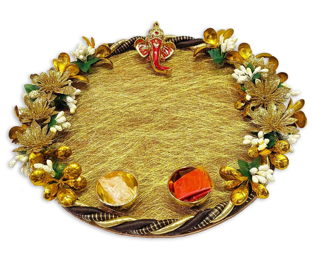 Stunning multicolor Aarti Thali Puja Store Online Pooja Items Online Puja Samagri Pooja Store near me www.satvikstore.in