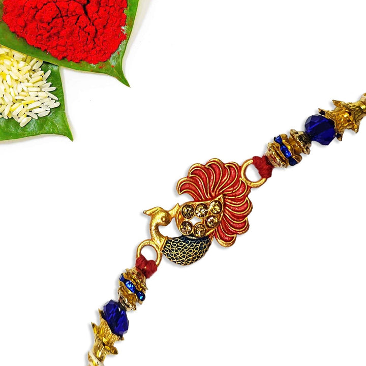 Rakhi with Tie Gift Combo Set Puja Store Online Pooja Items Online Puja Samagri Pooja Store near me www.satvikstore.in