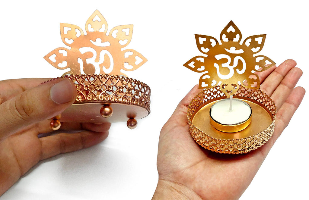 Decorative alluring OM Shadow Diya Puja Store Online Pooja Items Online Puja Samagri Pooja Store near me www.satvikstore.in