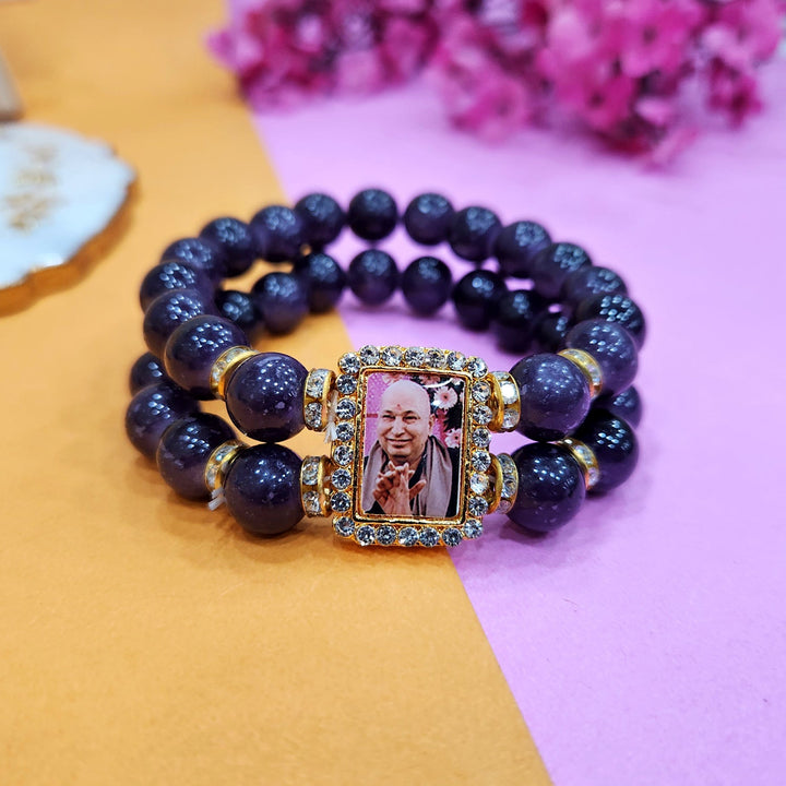 Jai Guruji🙏 Guruji beautiful bracelet available for satsang distribution  Pl. Dm for order #bracelet #bracelets #omnamahshivaya… | Instagram