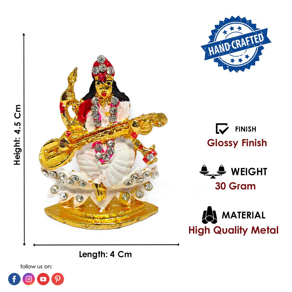 Saraswati Maa Idol Puja Store Online Pooja Items Online Puja Samagri Pooja Store near me www.satvikworld.com