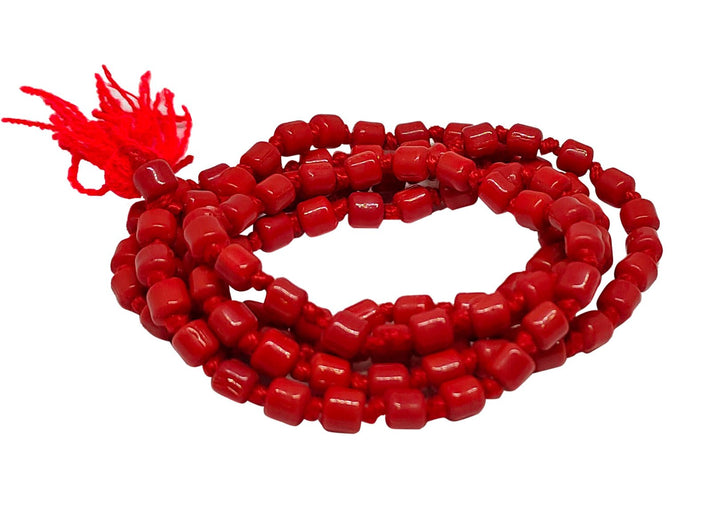 Lal Munga (Blood Stone) Mala Puja Store Online Pooja Items Online Puja Samagri Pooja Store near me www.satvikstore.in