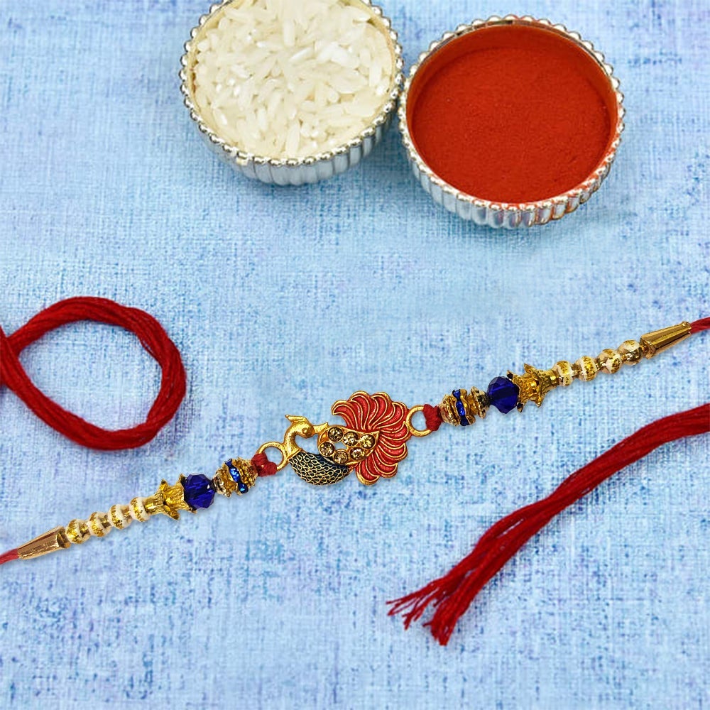 Rakhi with Tie Gift Combo Set Puja Store Online Pooja Items Online Puja Samagri Pooja Store near me www.satvikstore.in