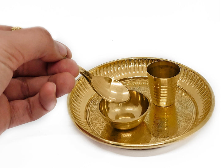 Buy Online Laddu Gopal Pooja Bhog Thali Set (6 Inch)