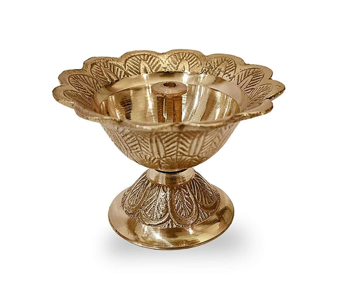 Designer Brass Devdas Akhand Diya Puja Store Online Pooja Items Online Puja Samagri Pooja Store near me www.satvikstore.in