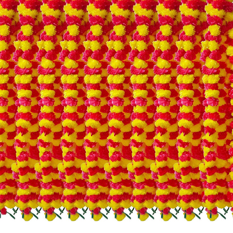 5 Feet Long Marigold Garland For Home | India’s Largest Pooja Accessories Brand – www.satvikworld.com
