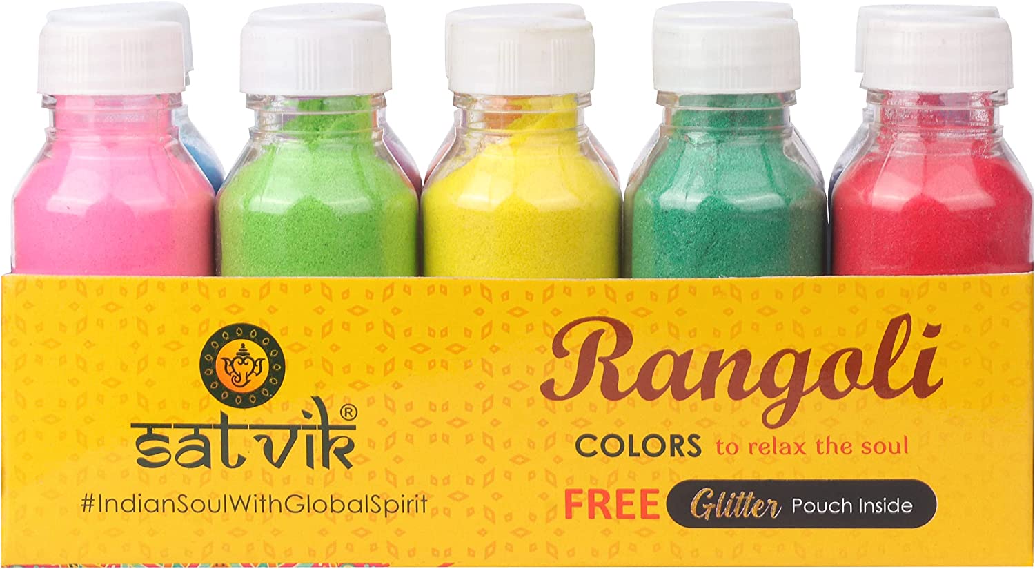 Rangoli Colors (10 Pc Pouch Pack) –