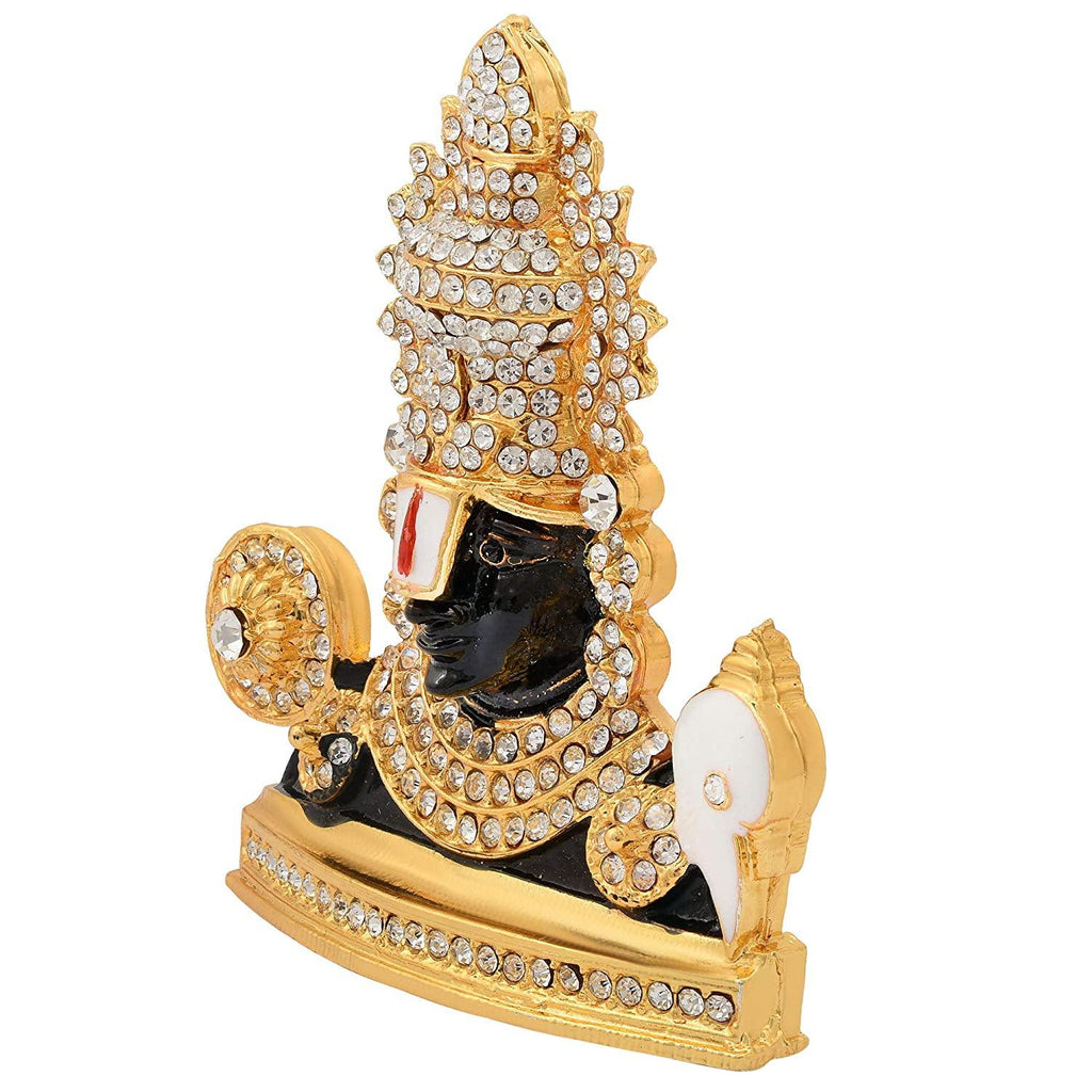 Metal Tirupati Balaji Idol Puja Store Online Pooja Items Online Puja Samagri Pooja Store near me www.satvikstore.in