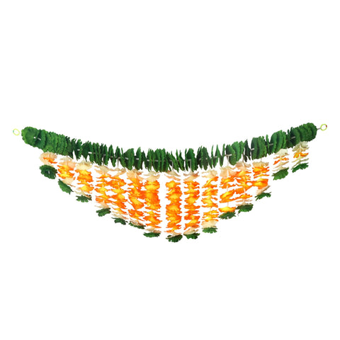 Artificial Flower Bandarwal Toran Design-15 for door decoration with vibrant floral arrangement. India’s Largest Pooja Accessories Brand – www.satvikworld.com