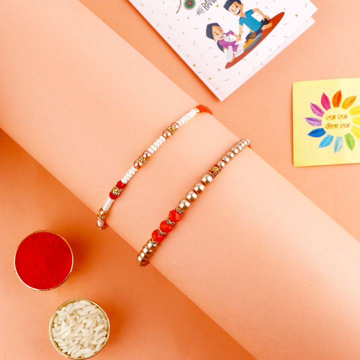 Browse our exclusive collection of Rakhi online 2023. Choose a stunning Rakhi set of 2 for your beloved brother, bhaiya, or bhai. Discover designer Rakhi and beautiful Rakhi options. Send Rakhi and Rakhi combos abroad with ease. Explore Indian Rakhi and find the perfect Rakhi gift at SatvikStore.in."