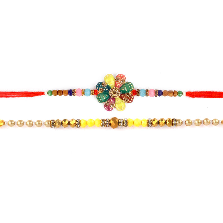 Browse our exclusive collection of Rakhi online 2023. Choose a stunning Rakhi set of 2 for your beloved brother, bhaiya, or bhai. Discover designer Rakhi and beautiful Rakhi options. Send Rakhi and Rakhi combos abroad with ease. Explore Indian Rakhi and find the perfect Rakhi gift at SatvikStore.in."