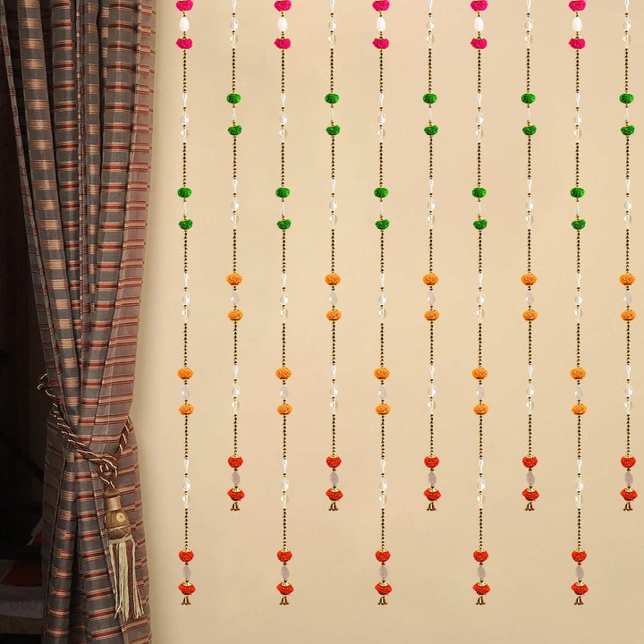 Elegant Pom Pom Wall Hanging | India’s Largest Pooja Accessories Brand – www.satvikworld.com
