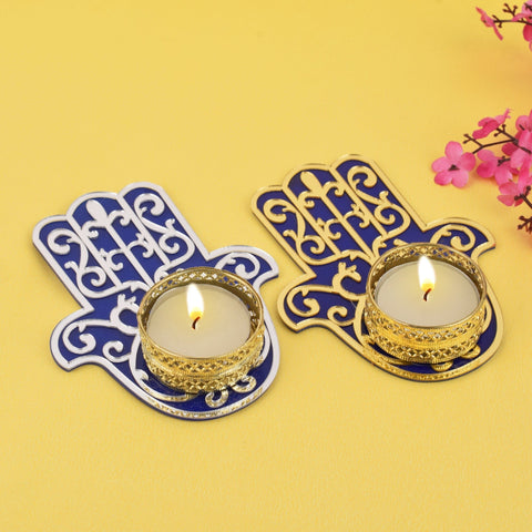 Hand Evil Eye Tea Light Candle Holder | India’s Largest Pooja Accessories Brand – www.satvikworld.com

