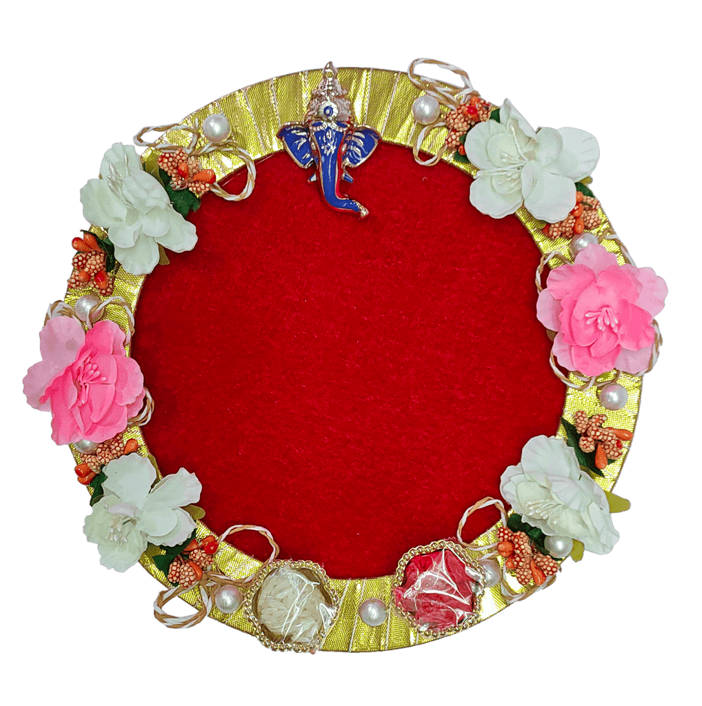 Handmade Decorative Aarti Thali Puja Store Online Pooja Items Online Puja Samagri Pooja Store near me www.satvikstore.in