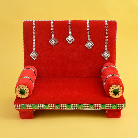 Laddu Gopal Velvet Singhasan | India’s Largest Pooja Accessories Brand – www.satvikworld.com
