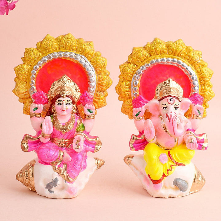 Laxmi ganesha clay idol | India’s Largest Pooja Accessories Brand – www.satvikworld.com
