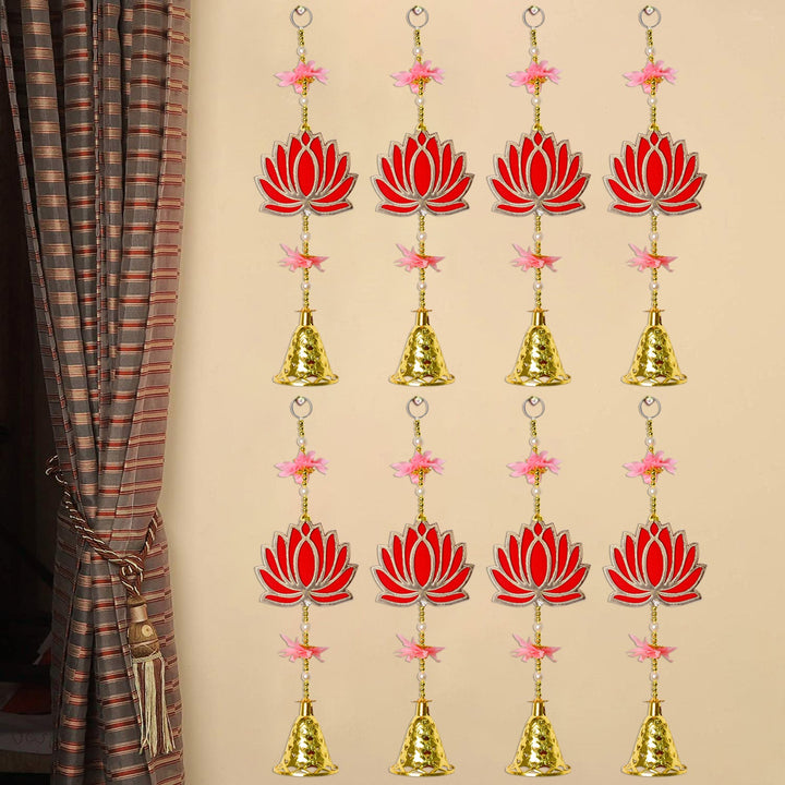 Lotus with Bells Wall Hanging | India’s Largest Pooja Accessories Brand – www.satvikworld.com
